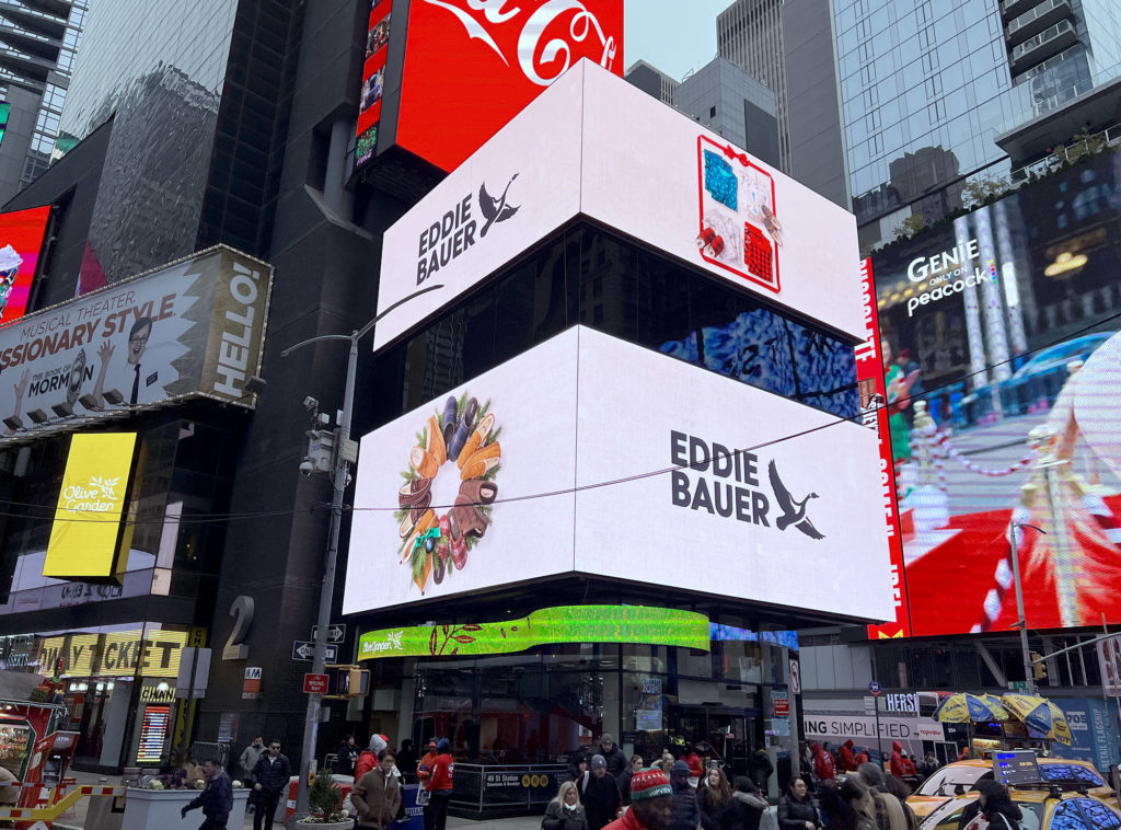 photo of billboard in times square