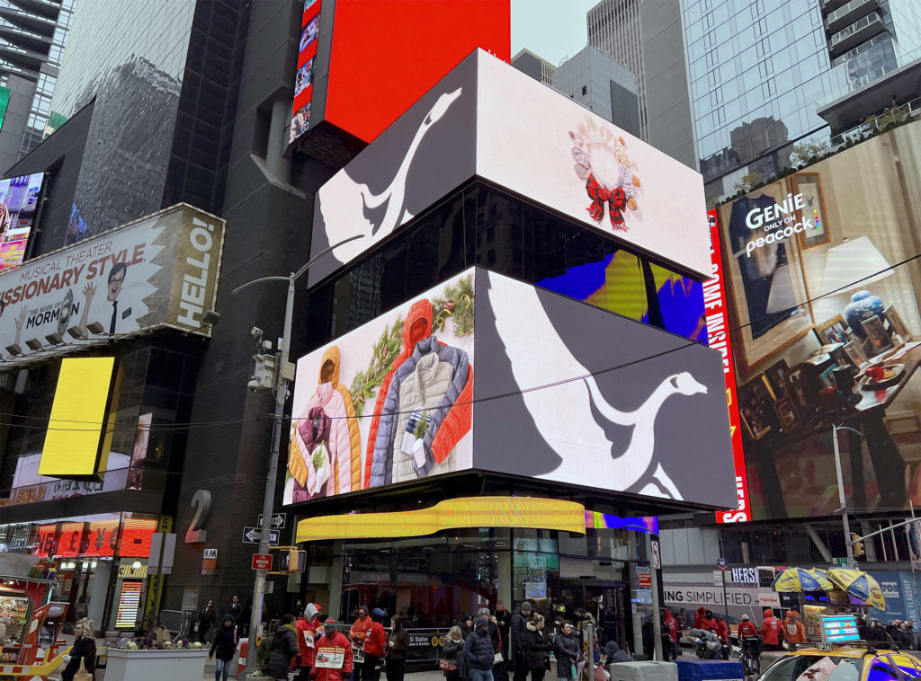 photo of billboard in times square